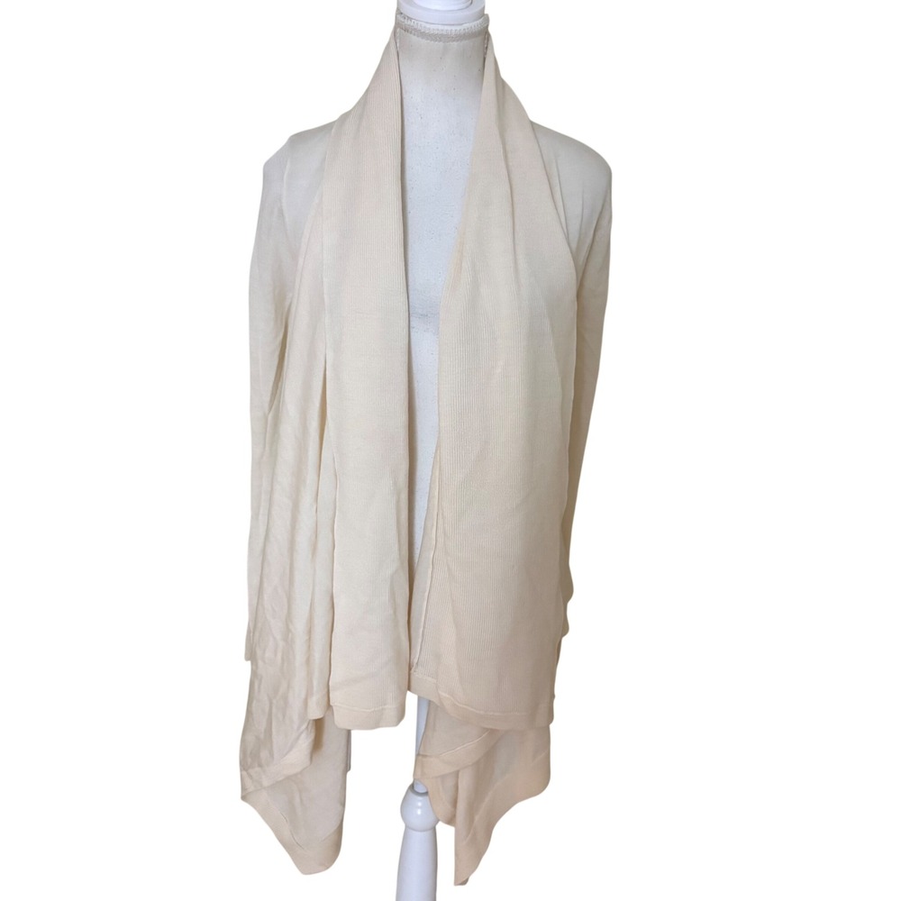 Michael Stars Drape Cream Wool Cardigan Size Medium
